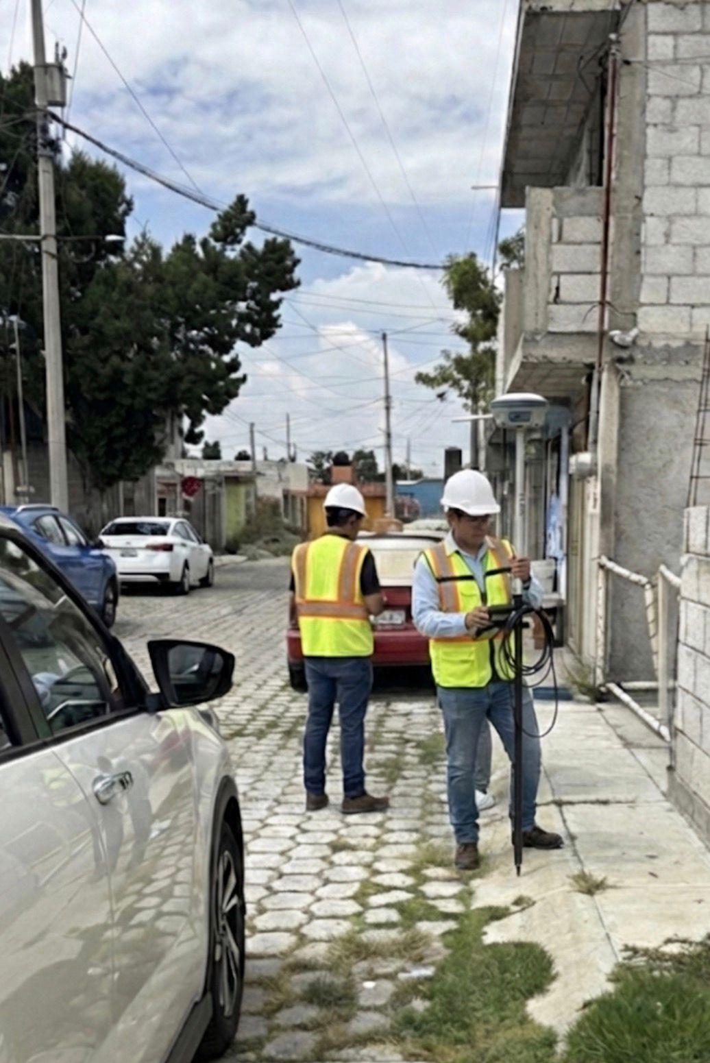 Levantamiento GNSS de red geodésica — proyecto de Topografía de Geonalys, topografía y geomática en Cholula, Puebla