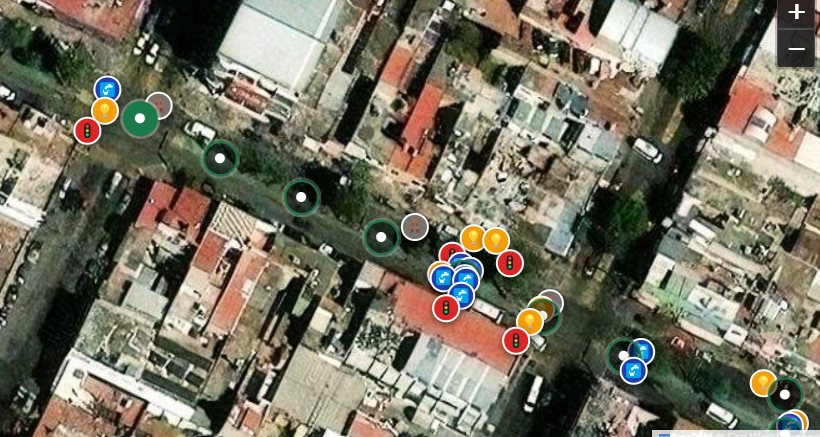 Visor WebGIS municipal — proyecto de Plataforma digital de Geonalys, topografía y geomática en Cholula, Puebla